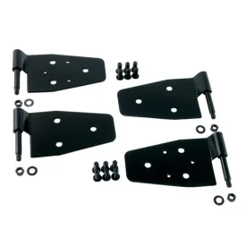 Rugged Ridge Door Hinge Kit Black 87- 06 Jeep Wrangler TJ