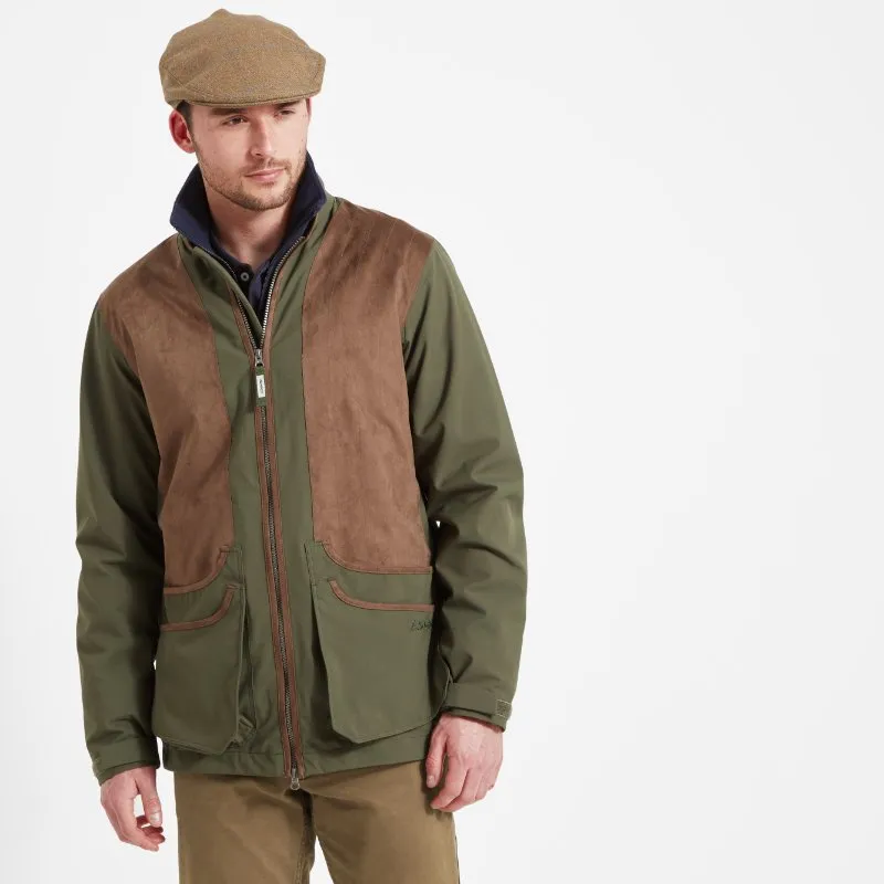 Schoffel Grimsthorpe Mens Waterproof Clay Shooting Jacket - Forest