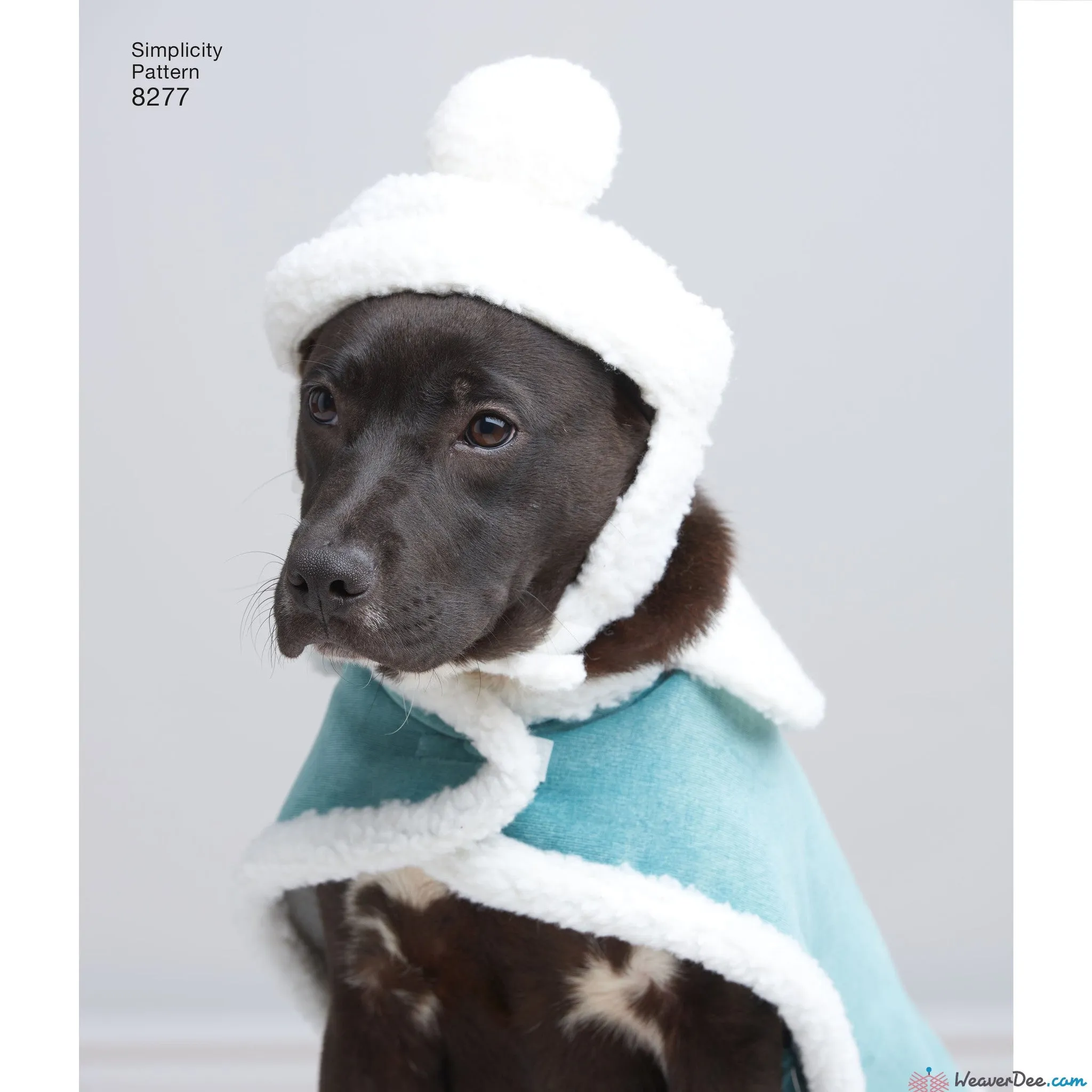 Simplicity Pattern S8277 Christmas / Holiday Theme Fleece Dog Coats & Hats in 3 Sizes