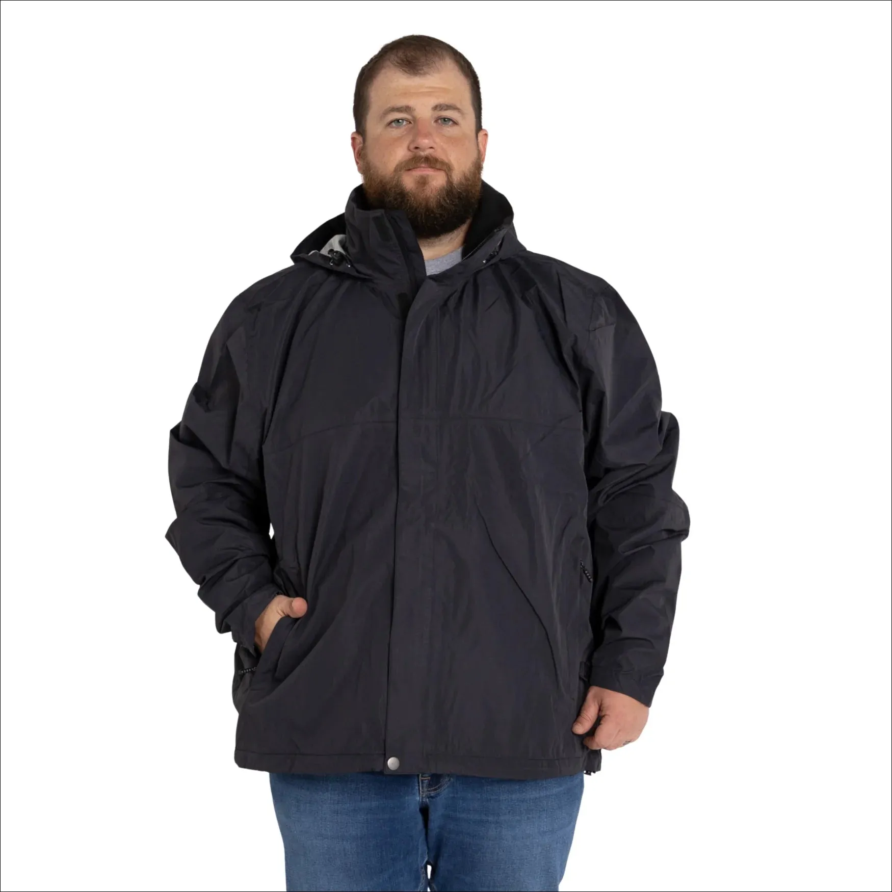 Snow Country Outerwear Men’s Big 3XL-7XL Cloudburst Rain Jacket Windbreaker