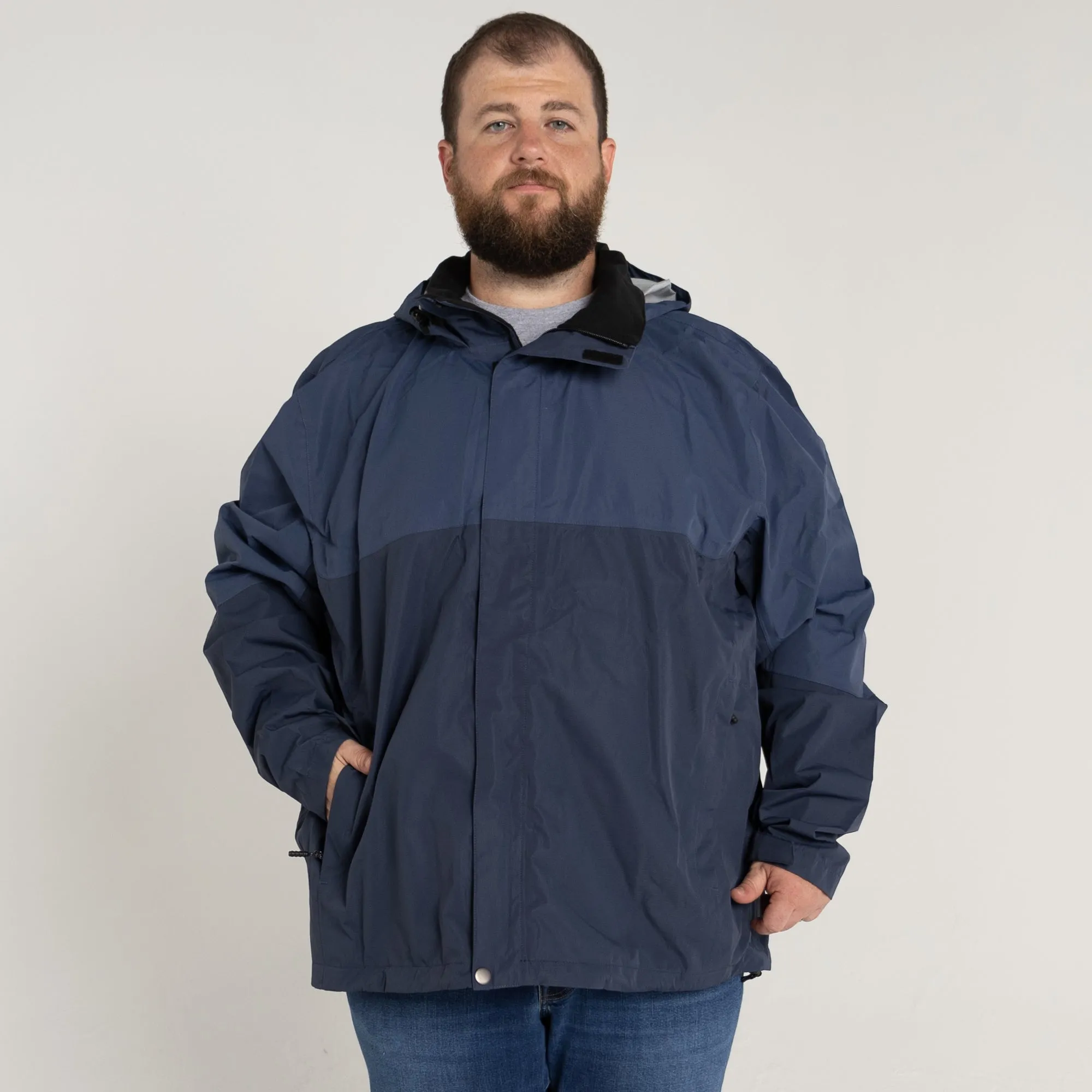 Snow Country Outerwear Men’s Big 3XL-7XL Cloudburst Rain Jacket Windbreaker