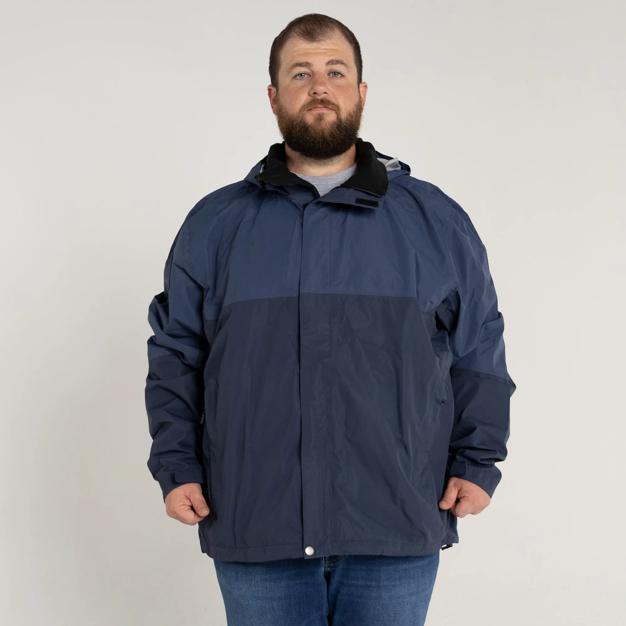 Snow Country Outerwear Men’s Big 3XL-7XL Cloudburst Rain Jacket Windbreaker