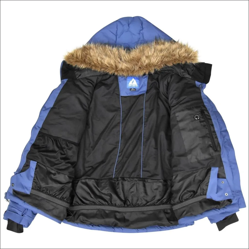 Snow Country Outerwear Women’s Plus Size 1X-2X Ski Coat Jacket Winter Hailstone Alternative Down