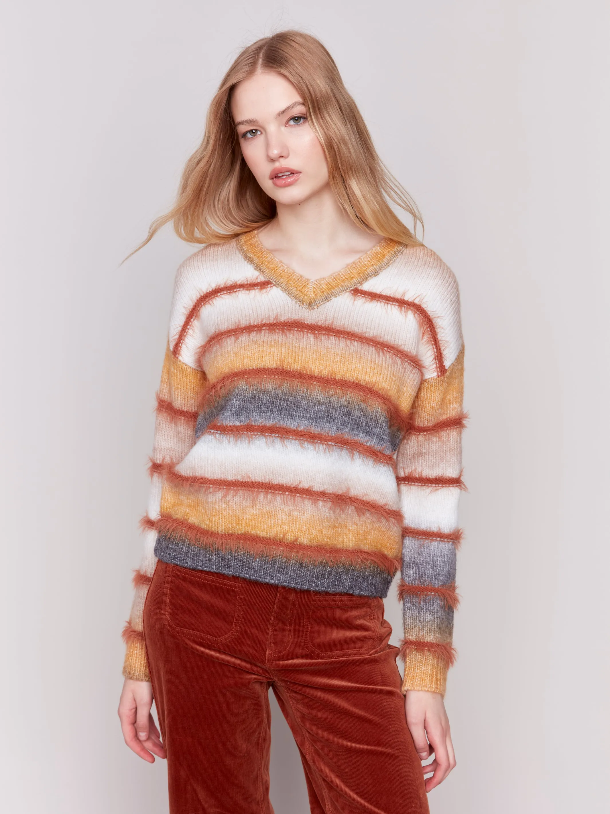 Space Dye Sweater Amber by Charlie B