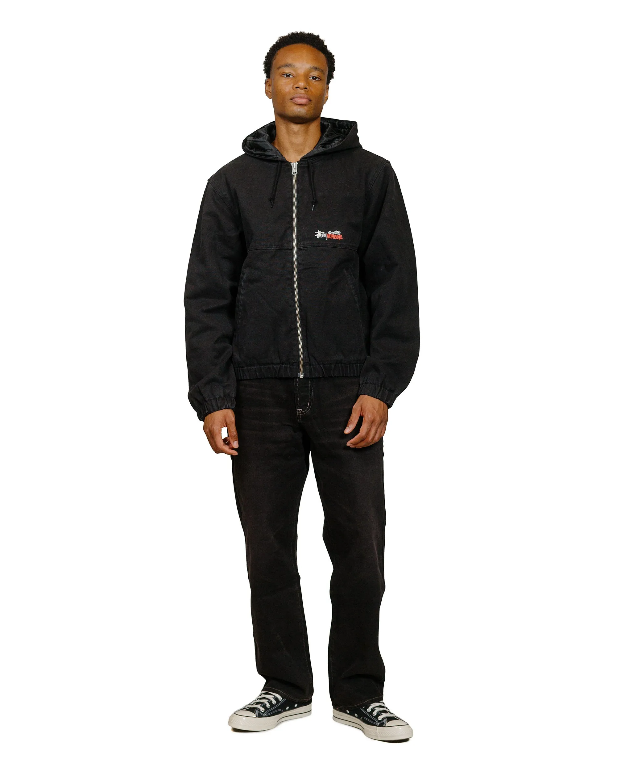 Stüssy Work Jacket Insulated Canvas Black