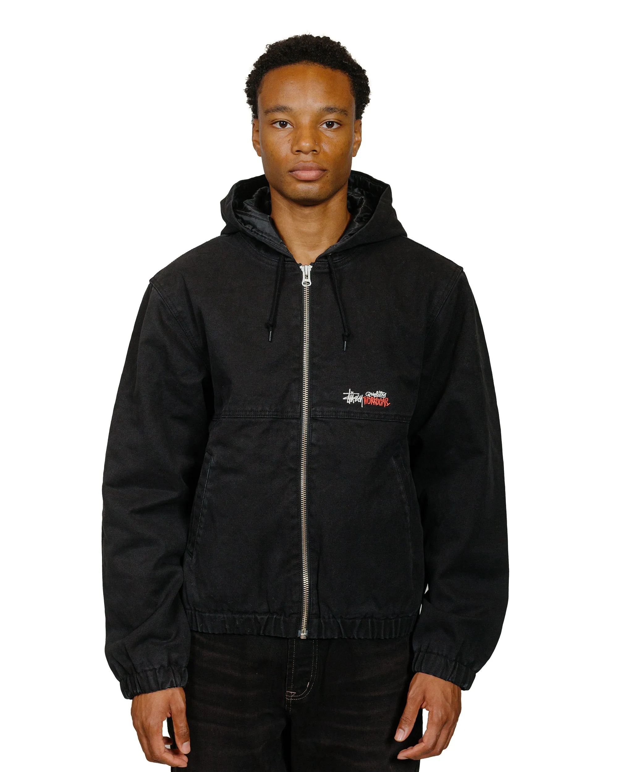 Stüssy Work Jacket Insulated Canvas Black