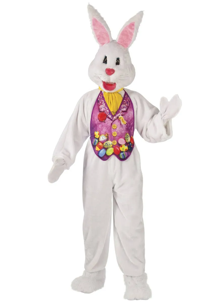 Super Deluxe Easter Bunny Adults Mascot Costume