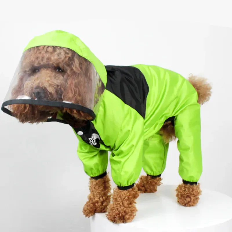 “The Dog Face” Hooded Raincoat and Jumpsuit