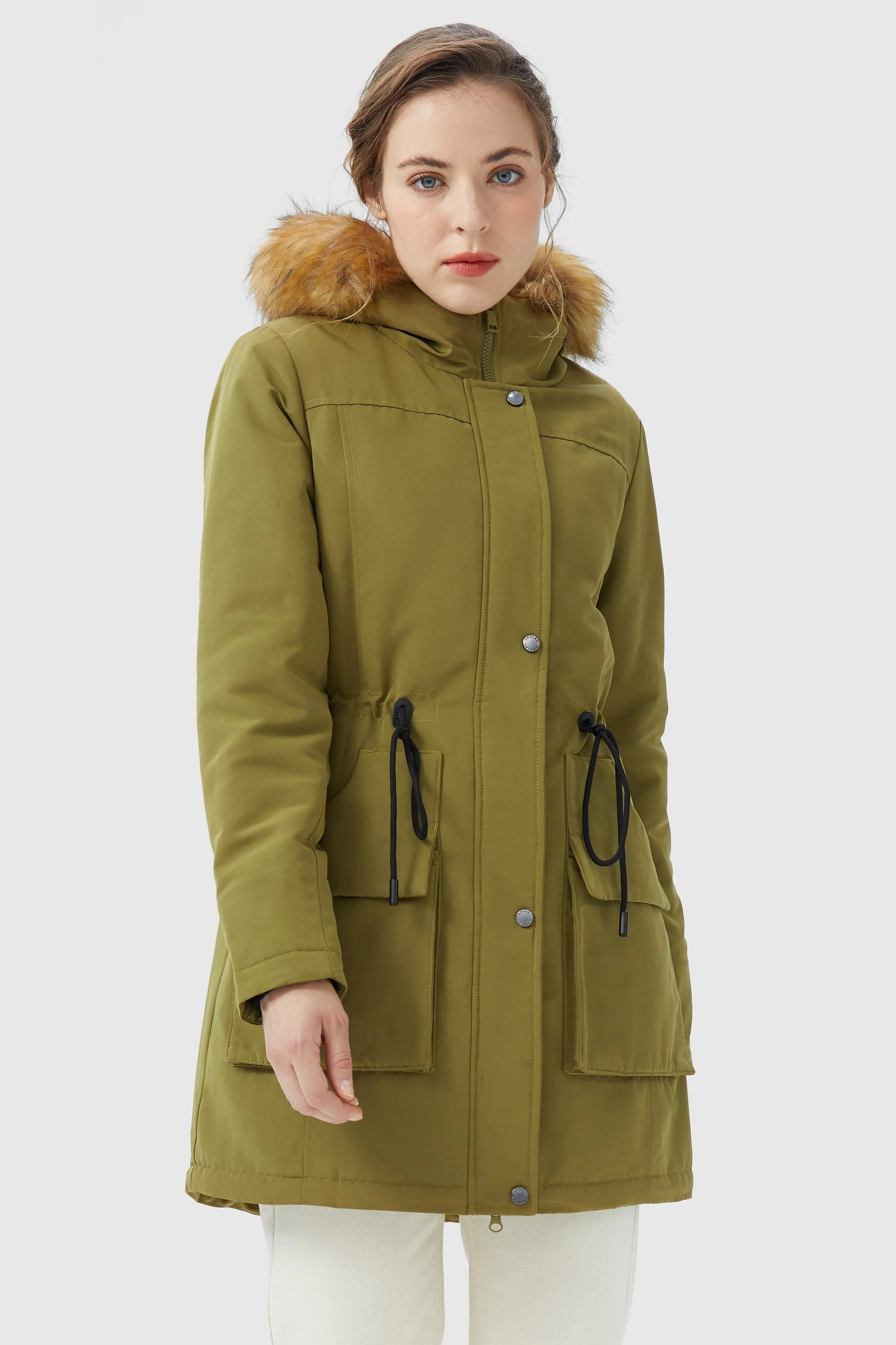 Thickened Fleece Lined Parka