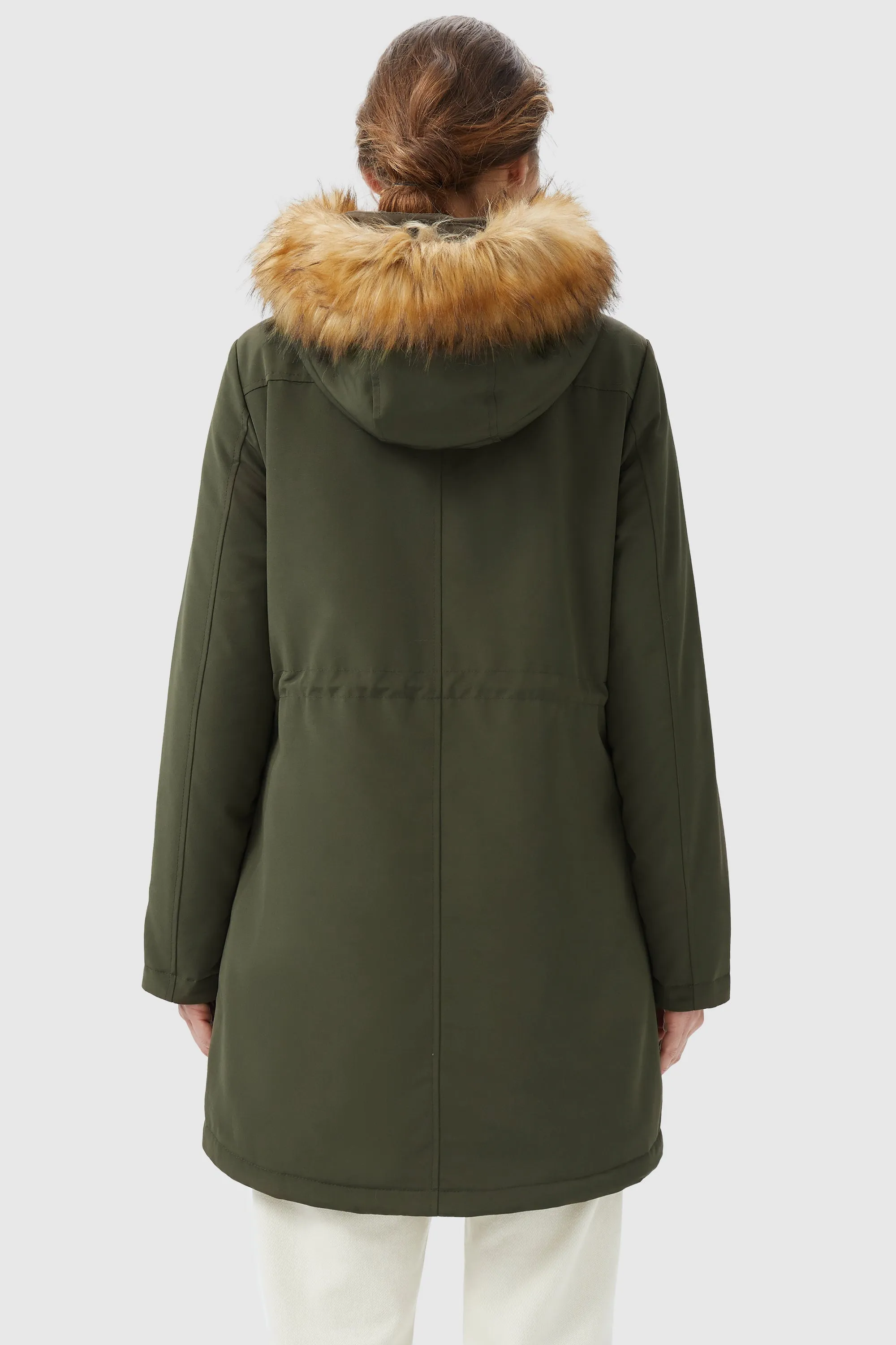 Thickened Fleece Lined Parka