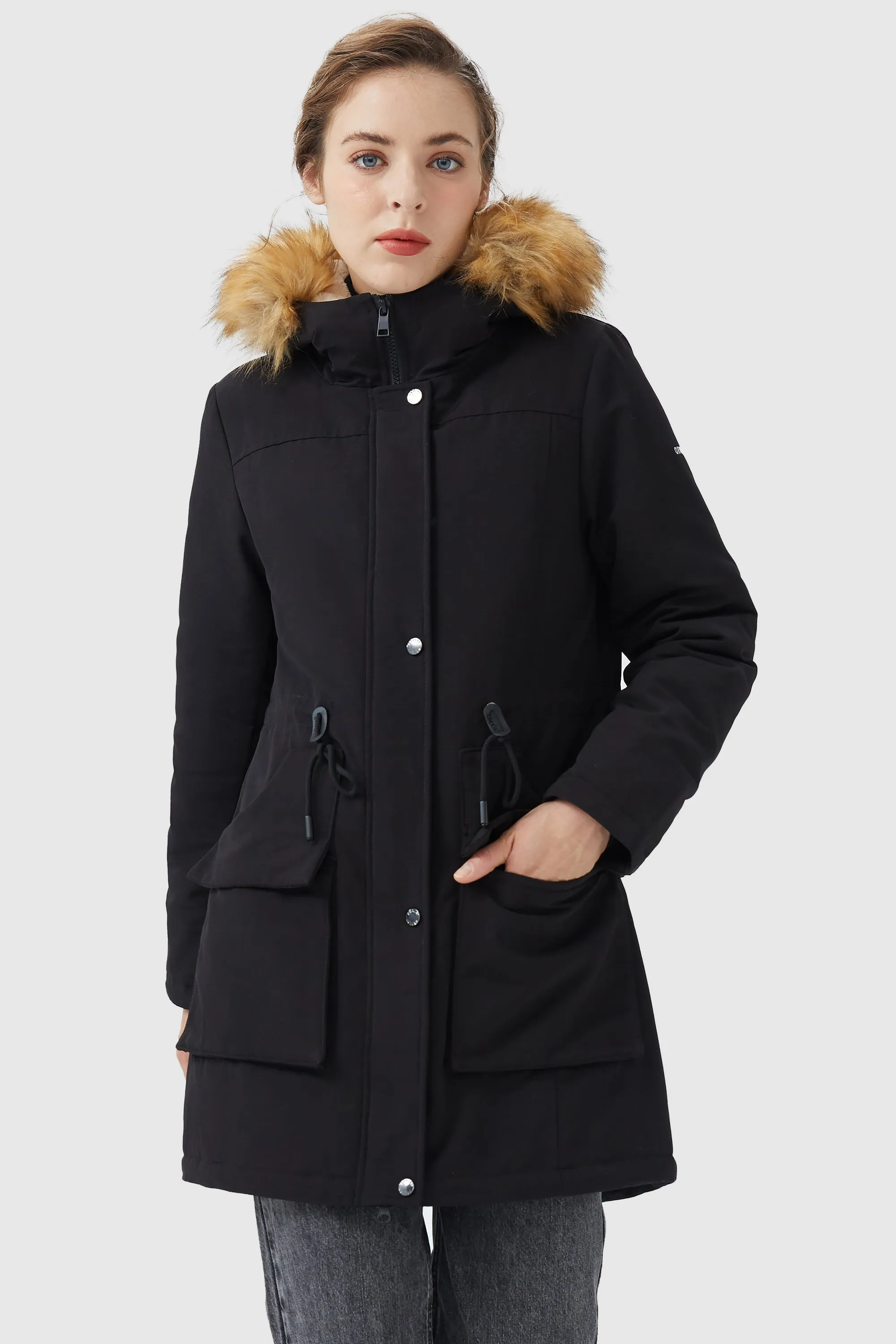 Thickened Fleece Lined Parka