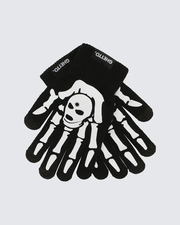 Touchscreen Skeleton Gloves