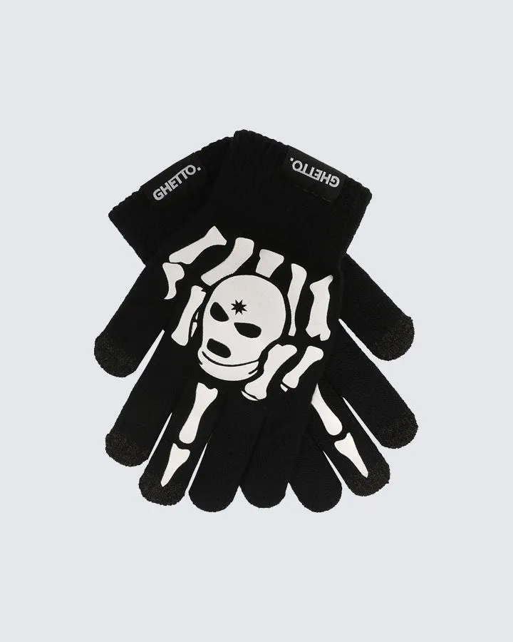 Touchscreen Skeleton Gloves