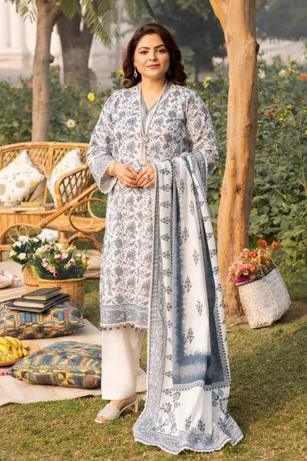 Tribute To Mothers '24 - 3Pc Printed Lawn Unstitched Suit Cl-42193 B