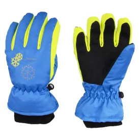 TRIWONDER Kids Ski Snow Gloves Winter Waterpfoot Windproof Warm Snowboard Sport Mittens for Boys Girls Toddler (M, Blue)