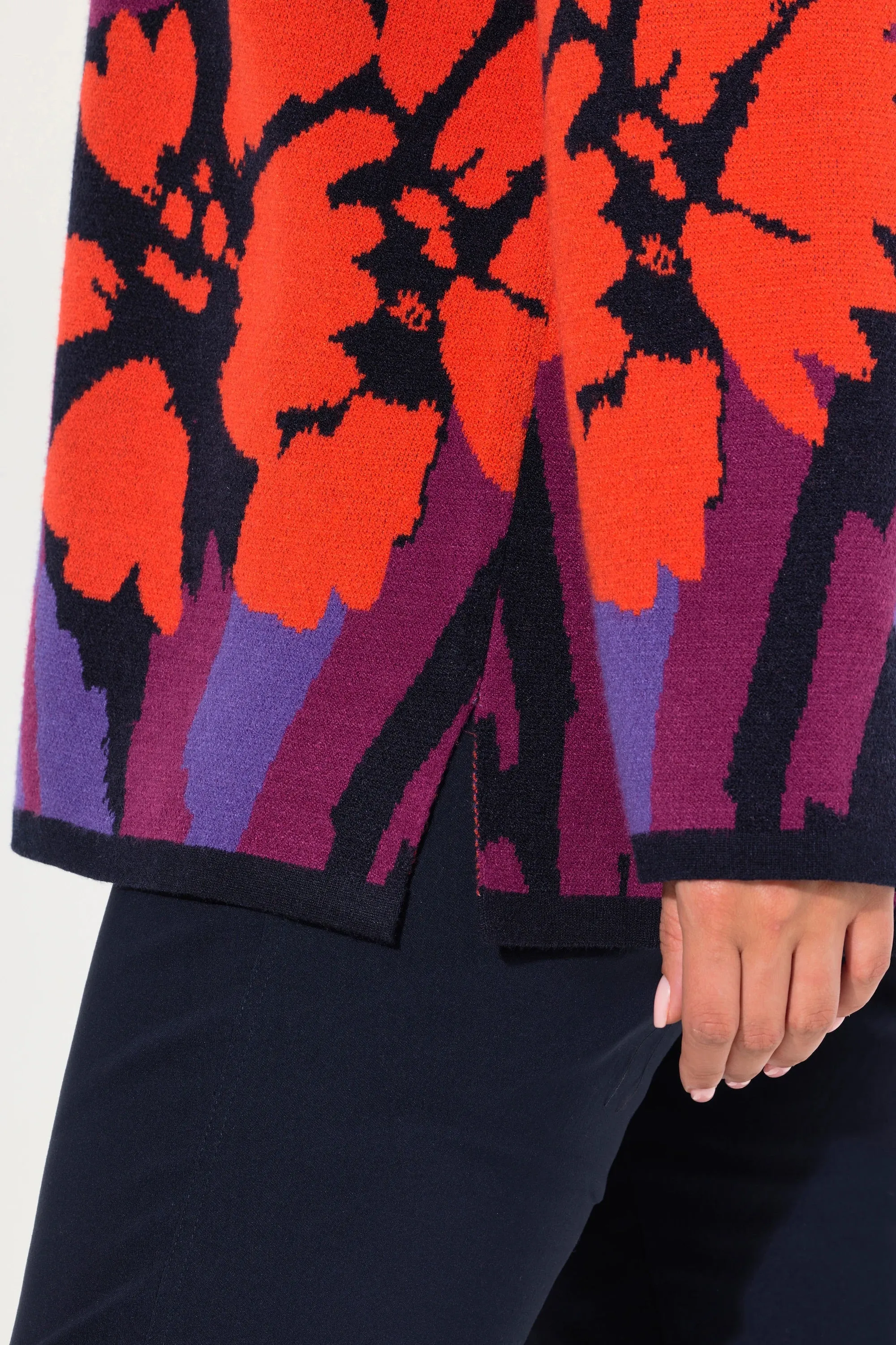 Ulla Popken Jacquard Pattern Jumper