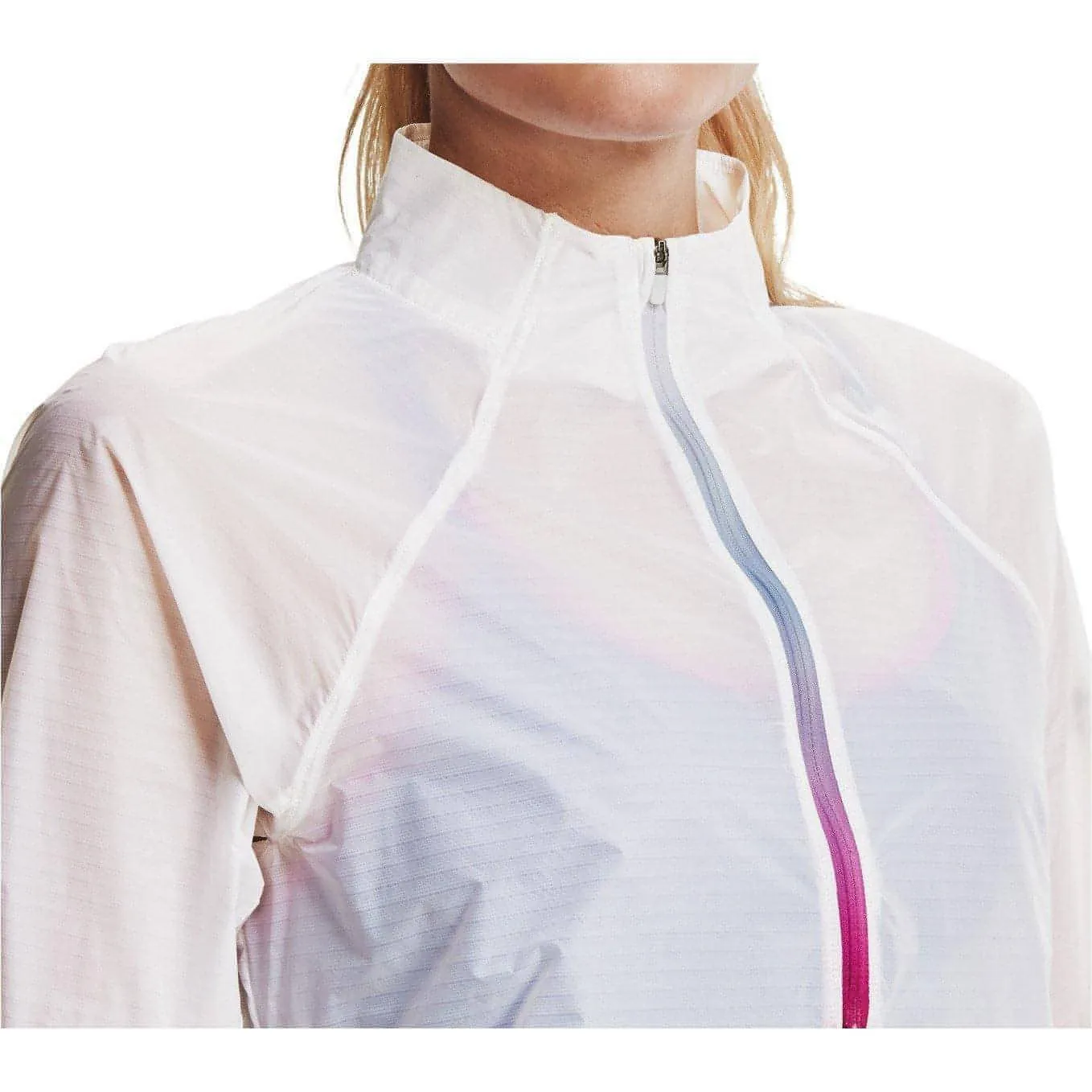 Under Armour Impasse Flight Half Zip Womens Running Jacket - White