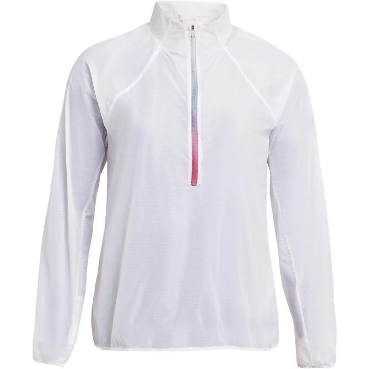 Under Armour Impasse Flight Half Zip Womens Running Jacket - White