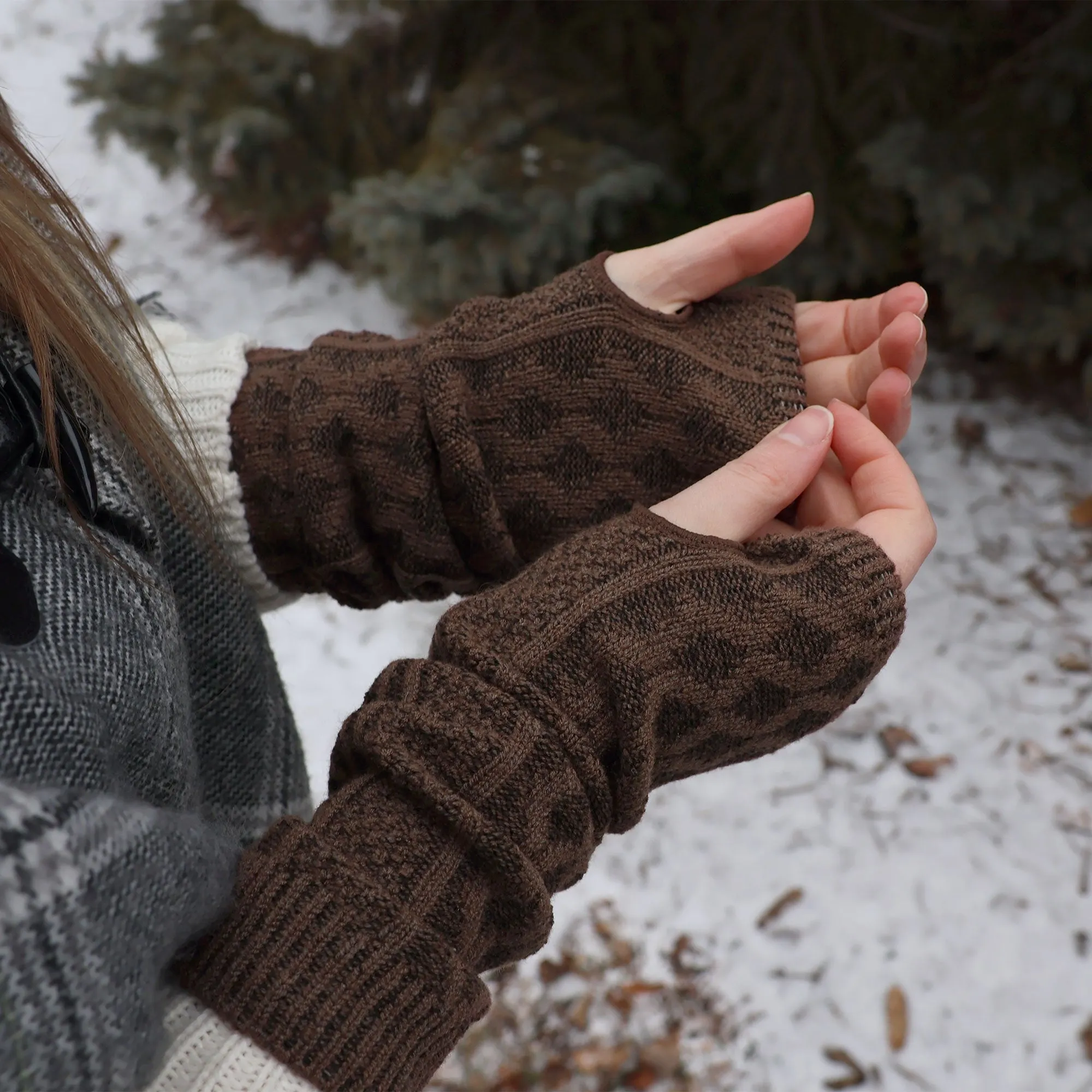 Unlined Fingerless Gloves and Arm Warmers