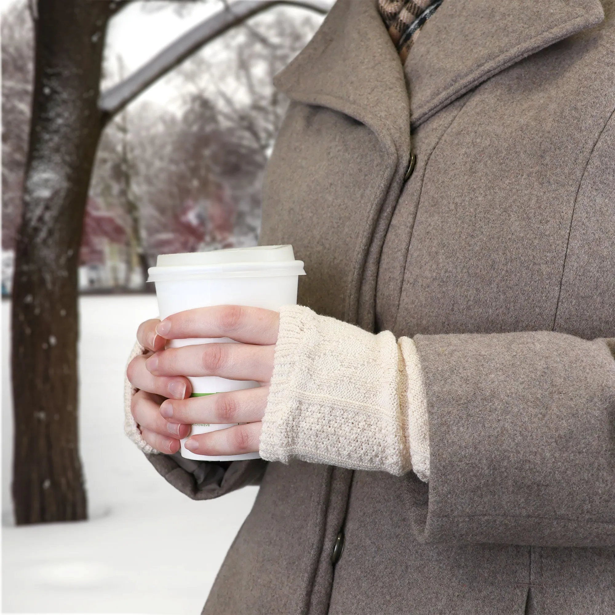 Unlined Fingerless Gloves and Arm Warmers