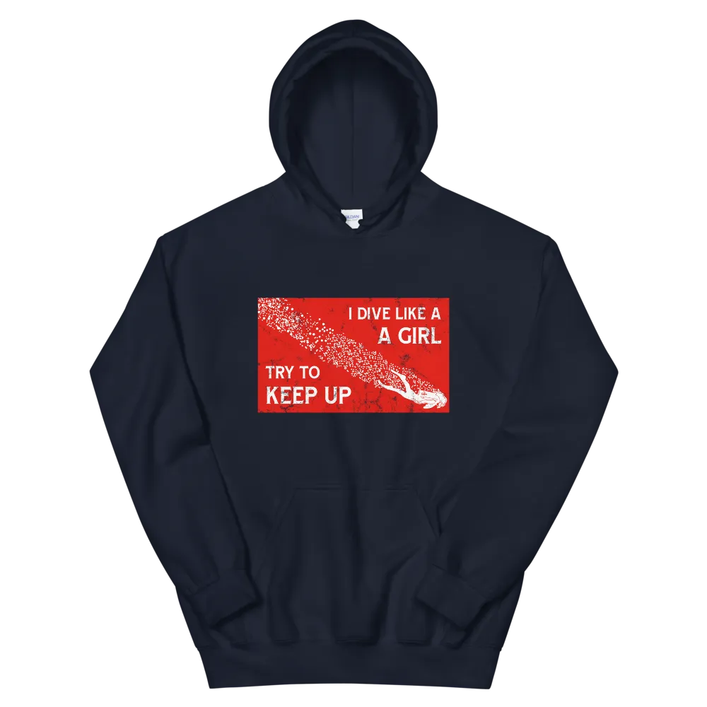 Vintage Dive Flag Hoodie - Unisex