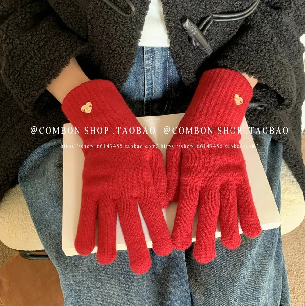 Warm Knitted Gloves  Versatile Winter Essential for Men & Women!