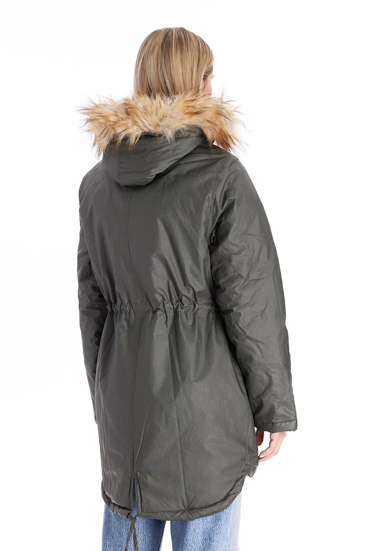 Waxed Shell Winter Parka