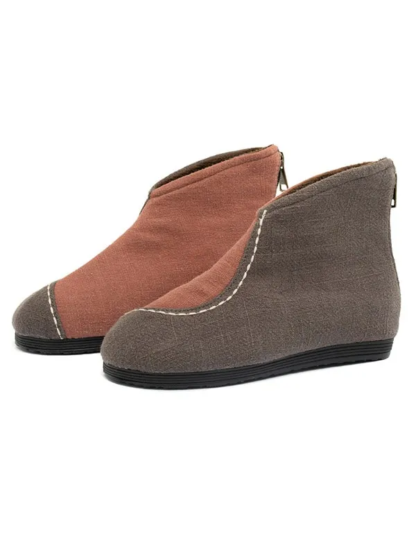 Wear-resistant Soft-soled Ethnic Style Cotton Boots