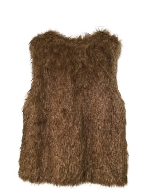 Zara Girls Faux Fur Vest (SZ 13/14)